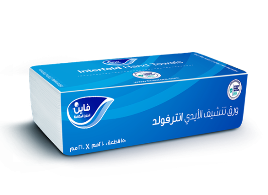 Fine Interfold Hand Tissues 150 Sheets